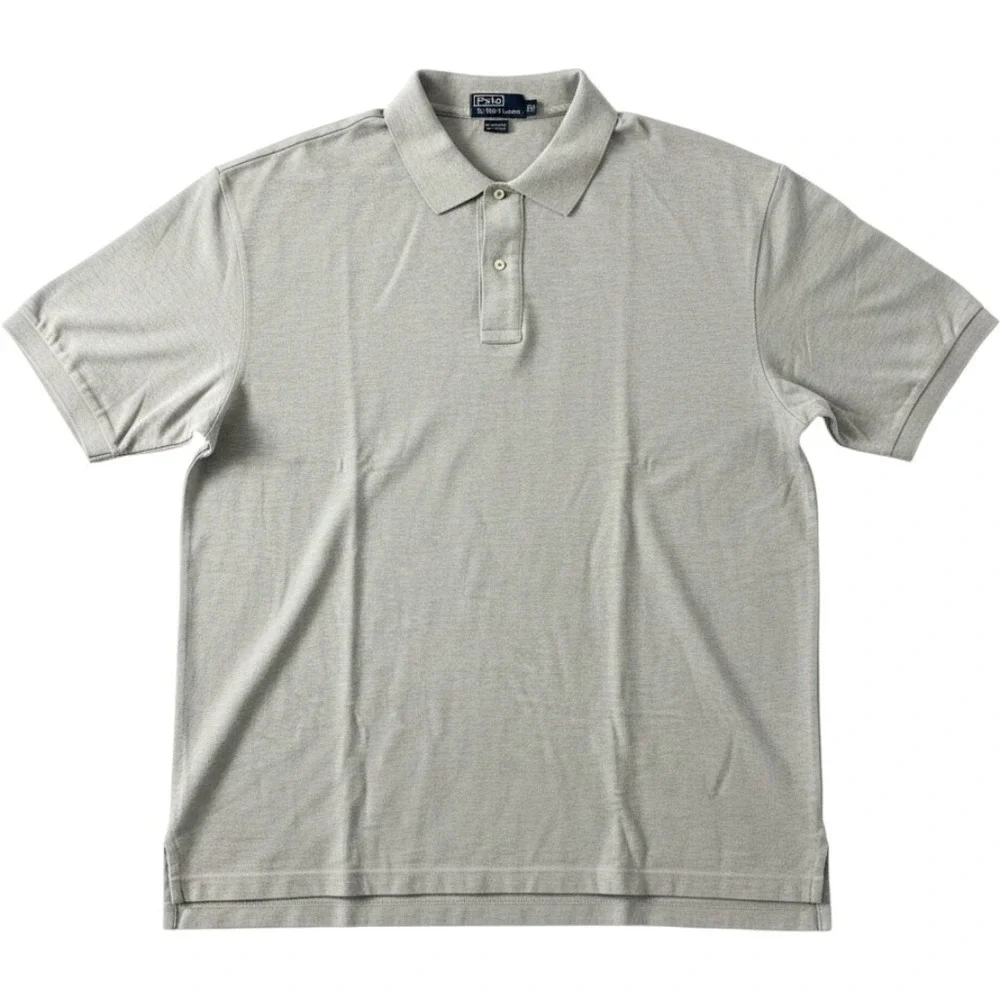 Polo Ralph Lauren Gray Classic Polo Shirt 4XLT Tall Cotton